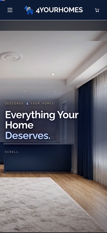 4YOURHOMES on a phone
