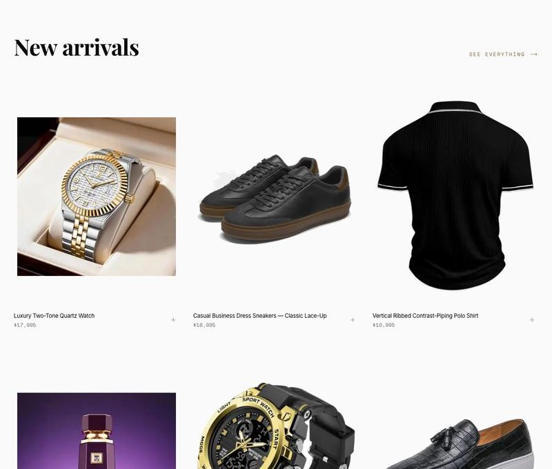New arrivals, edited weekly